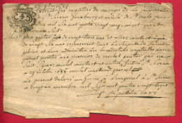 1685 - Généralité De Bretagne - Extrait Du Registre Des Mariages De La Paroisse De St SEVRAN - Taxe 1 Sol 2 Deniers - Timbri Generalità