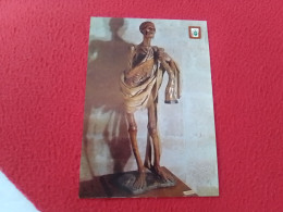 SPAIN TARJETA POSTAL POST CARD MUSEO NACIONAL DE ESCULTURA VALLADOLID LA MUERTE CALAVERA HUESOS DEATH BONES MORT.....VER - Valladolid