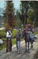 FOLKLORE - Types De Paysans Pyrénéens - Carte Postale Ancienne - Trachten