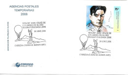 ARGENTINA 2006 CROSSING THE ANDES BY BALLOON 90 ANNIV. COVER WITH SPECIAL CANCEL - Gebruikt