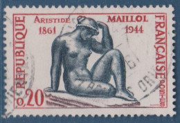 Maillol, N° 1281, Petite Variété, Haut Du Casque Rouge  ( V2307B/9.5) - Gebruikt