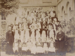 Photo 1890's Classe Photographe Edouard Galy Paris Tirage Albuminé Albumen Print Vintage - Oud (voor 1900)