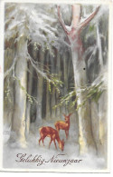 Illustrator - Hannes Petersen - Deer In The Forest, Cerf Dans La Forêt, Hirsch Im Wald, Cervo Nella Foresta - Petersen, Hannes