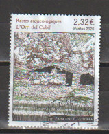 2020.ANDORRA.Fouilles Archéologiques, Cabaña Del Cubil. Archéologie De Haute Montagne. Timbre Oblitéré., 1 ère Qualité. - Used Stamps