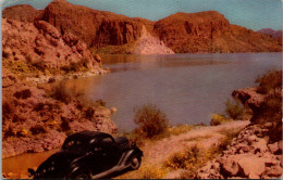 Arizona Canyon Lake In The Salt River Irrigation System Union 76 Card - Andere & Zonder Classificatie