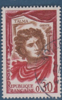 Talma, N° 1302 , Petite Variété, Cou Rougeatre  ( V2307B/10.7) - Used Stamps