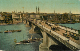 London Transport London Bridge Coal Barge Carriage Paddle Boat Bus - Trafalgar Square