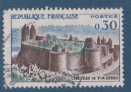 Fougères, N° 1236, Petite Variété,remparts Verdâtres, ( V2307B/8.1) - Oblitérés