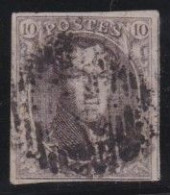 Belgie  .   OBP    .    10     .    O     .    Gestempeld     .   /   .    Oblitéré - 1858-1862 Medaillen (9/12)