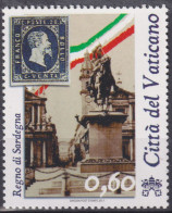 2011 Vatikan, ** Mi:VA 1690, Yt:VA 1543, 150 Jahre Einheit Von Italien, Kgr.Sardinien-Piemont-Turin - Unused Stamps