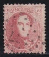 Belgie  .   OBP    .    16  Perf. 12½    .    O     .    Gestempeld     .   /   .    Oblitéré - 1863-1864 Medaillen (13/16)