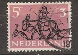 NVPH Nederland Netherlands Pays Bas Niederlande Holanda 597 Used ; Kinderzegels Ezel, Mule, Ane, Burro 1952 - Ezels