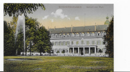 CPA - SONDERSHAUSEN - SCHLOSS MIT PARK - Sondershausen