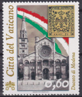 2011 Vatikan, ** Mi:VA 1694, Yt:VA 1546, 150 Jahre Einheit Von Italien, Herzogtum Modena - Unused Stamps