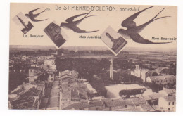 ST-PIERRE-D'OLÉRON 17  "PORTEZ-LUI"  UN BONJOUR - MES AMITIÉS - MON SOUVENIR - Saint-Pierre-d'Oleron