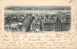 BELGIQUE - ANVERS - Grand Place Et L'Escaut - Carte Postale Ancienne - Antwerpen