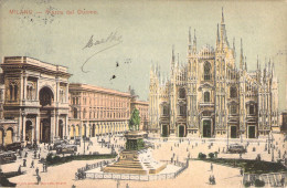 ITALIE - MILANO - Piazza Del Duomo - Carte Postale Ancienne - Sonstige & Ohne Zuordnung