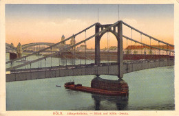 ALLEMAGNE - Köln - Hängebrücke - Blick Auf Köln - Deutz - Carte Postale Ancienne - Other & Unclassified