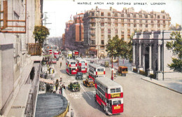 London Surface Traffic Automobiles Marble Arch And Oxford Street Bus - St. Paul's Cathedral