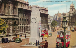 London Surface Traffic Automobiles Whitehall Cenotaph Bus - Whitehall