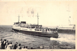 BELGIQUE - OSTENDE - La Malle - The Mailboat Prince Philippe - Carte Postale Ancienne - Oostende