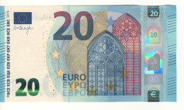 20 EURO  'France'  Firma DRAGHI    U 020 I4     UD5505178401 /  FDS - UNC - 20 Euro