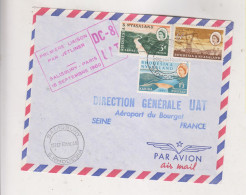 RHODESIA & NYASALAND SALISBURY Airmail Cover To France - Rhodesien & Nyasaland (1954-1963)