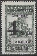 BUND DER DEUTSCHEN IN NORDMÄHREN WITH  OVERPRINT VIGNETTE Reklamemarke Cinderella  - Erinnofilia