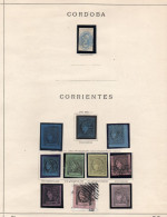 Argentina, 1858/1872 Collection Of Classic Issues, Very High Value. - Collections, Lots & Séries
