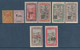 Madagascar - YT N° 122 à 130 ** Manque N° 124 Et 126 A - Neuf Sans Charnière - 1921 - Unused Stamps