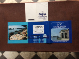 CARTE DE VISITE Restaurant  DUC D’ENGHIEN  Alain PASSARD  Enghien - Cartes De Visite