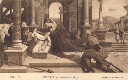 MUSEES - Musée De Bruxelles - Van Orly - Adoration Des Bergers - Carte Postale Ancienne - Museen