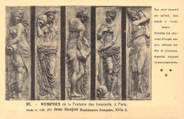FRANCE - 75 - Paris - Nymphes De La Fontaine Des Innocents - Carte Postale Ancienne - Sonstige Sehenswürdigkeiten