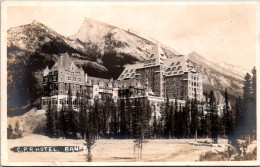 Canada Banff CPR Banff Hotel 1917 Real Photo - Banff