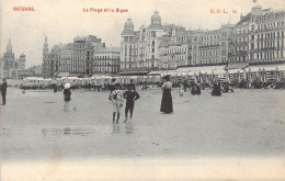 BELGIQUE - Ostende - La Plage Et La Digue - Carte Postale Ancienne - Oostende
