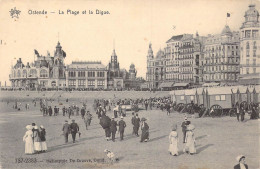 BELGIQUE - Ostende - La Plage Et La Digue - Carte Postale Ancienne - Oostende