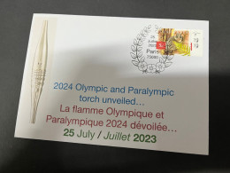 28-7-2023 (3 S 58) Jeux Olympique - JO De Paris - The 2024 Olympic Torch Is Revealed On 25-7-2023 - Estate 2024 : Parigi