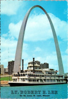 Missouri St Louis Gateway Arch And Robert E Lee Riverboat Restaurant - St Louis – Missouri