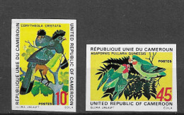 Cameroon 1972 MiNr. 715 - 716 ND Kamerun Birds Vogel Turaco Lovebird 2v MLH *  5.50 € - Cuculi, Turaco