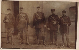 RARE CARTE PHOTO  - LES GENDARMES De La BRIGADE  - TRES BON ETAT - Police - Gendarmerie