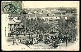 A64  ALGERIE CPA  MASCARA - PLACE DE L' ARGOUB - Colecciones Y Lotes