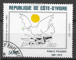 Ivory Coast 1982 MiNr. 745 Elfenbeinküste Cote D'Ivoire Art Pablo Picasso 1v Used 2,00 € - Côte D'Ivoire (1960-...)