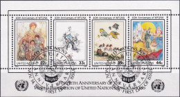 UNO NEW YORK 1986 Mi-Nr. Block 9 O Used - Aus Abo - Blocs-feuillets