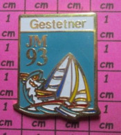 713G Pin's Pins / Beau Et Rare / SPORTS / VOILE VOILIER JEUX MEDITERRANEENS 1993 GESTETNER - Vela