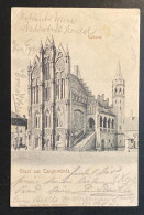 AK Litho Gruss Aus Tangermünde Rathaus Gestempelt/o Tangermünde 1905 Ankunftsstempel Zechlin - Tangermünde