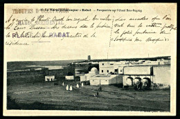 A64  MAROC CPA  RABAT - PERSPECTIVE SUR L' OUED BOU-REGREG - Collections & Lots