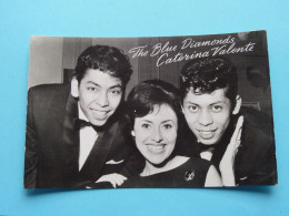 The BLUE DIAMONDS / CATERINA VALENTE ( Uitgave TAKKEN / AX 4821 ) Anno 19?? ( Zie SCANS ) ! - Cantantes Y Músicos