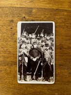 Militaria * Photo CDV Circa 1860/1890 * Soldats Militaires Régiment * Photographe Hermet à Paris - Regiments