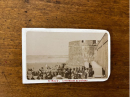 St Malo * Photo CDV Circa 1860/1890 * La Terrasse Du Château - Saint Malo