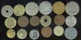 Lot De 18 Monnaies Du Monde ( 95 ) - Kilowaar - Munten
